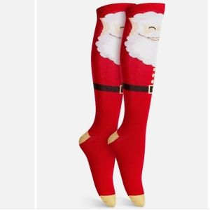 One Pair, Charter Club Santa Knee Highs 0/S